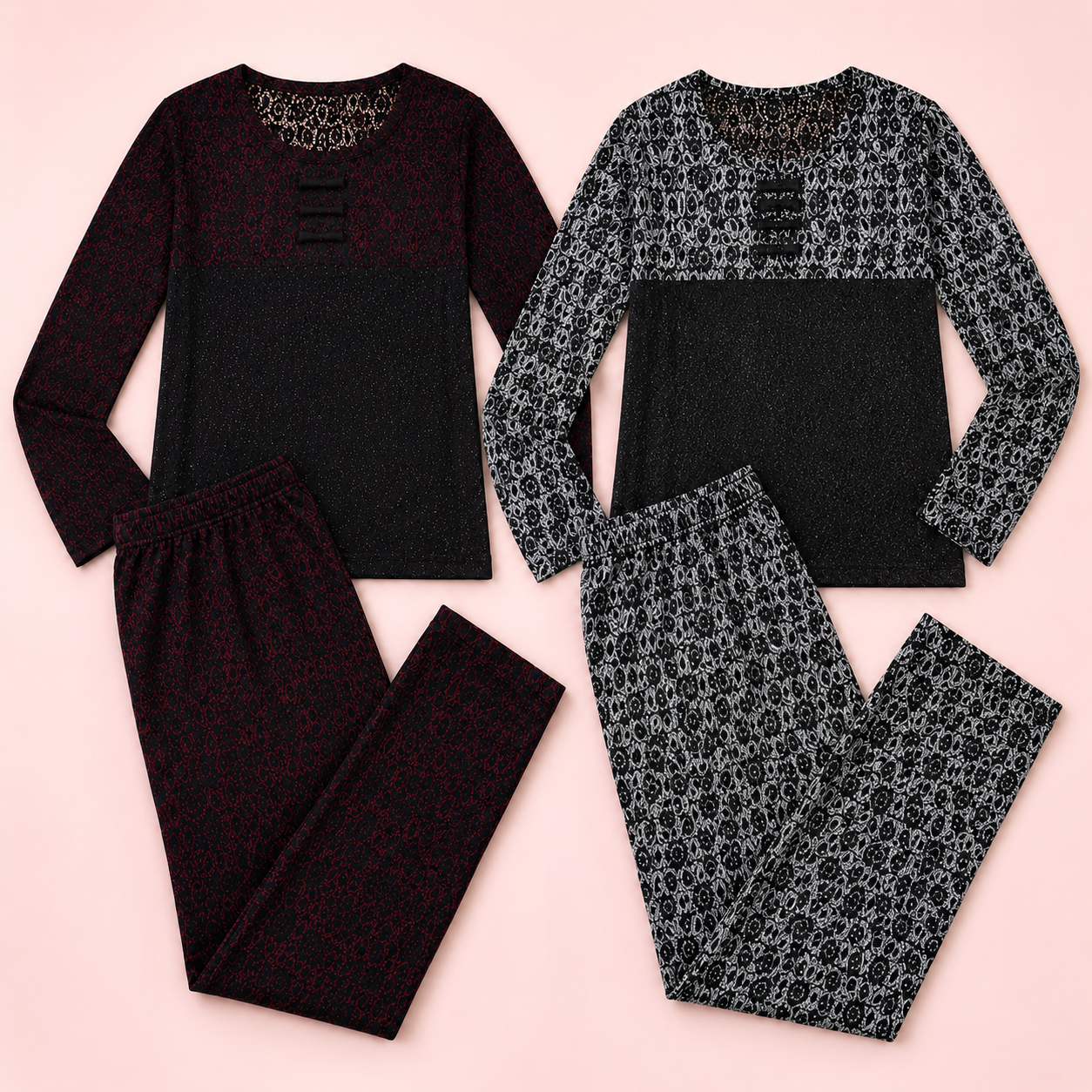Pack Élégance Maison – 2 Ensembles en Maille
