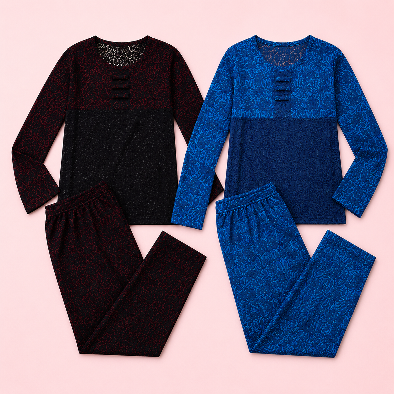 Pack Élégance Maison – 2 Ensembles en Maille