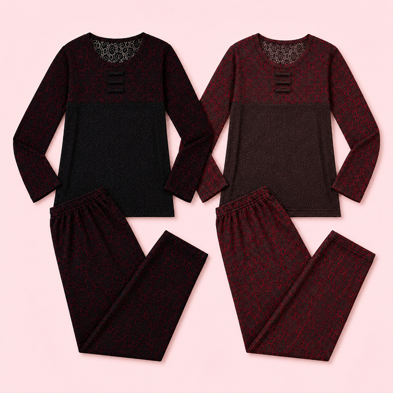 Pack Élégance Maison – 2 Ensembles en Maille